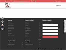 Tablet Screenshot of officesonrent.com